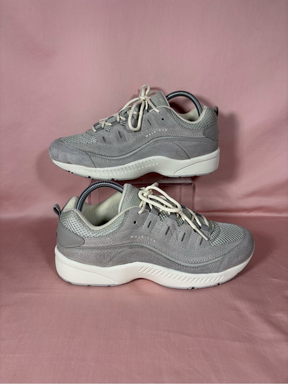 Easy Spirit Seromy 39 Gray/Cream Walk/Run Sneakers Size 8.5W